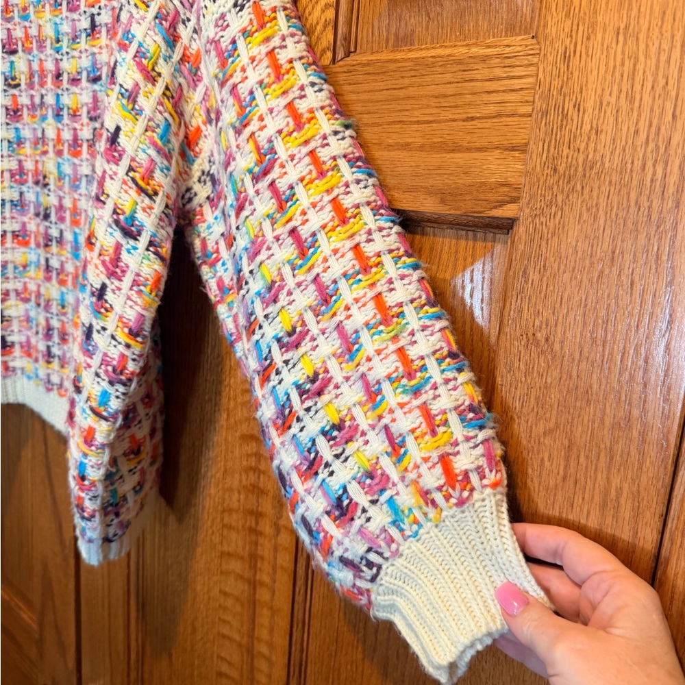 &Merci Multicolor Knit Women's Sweater - Picture 5 of 5
